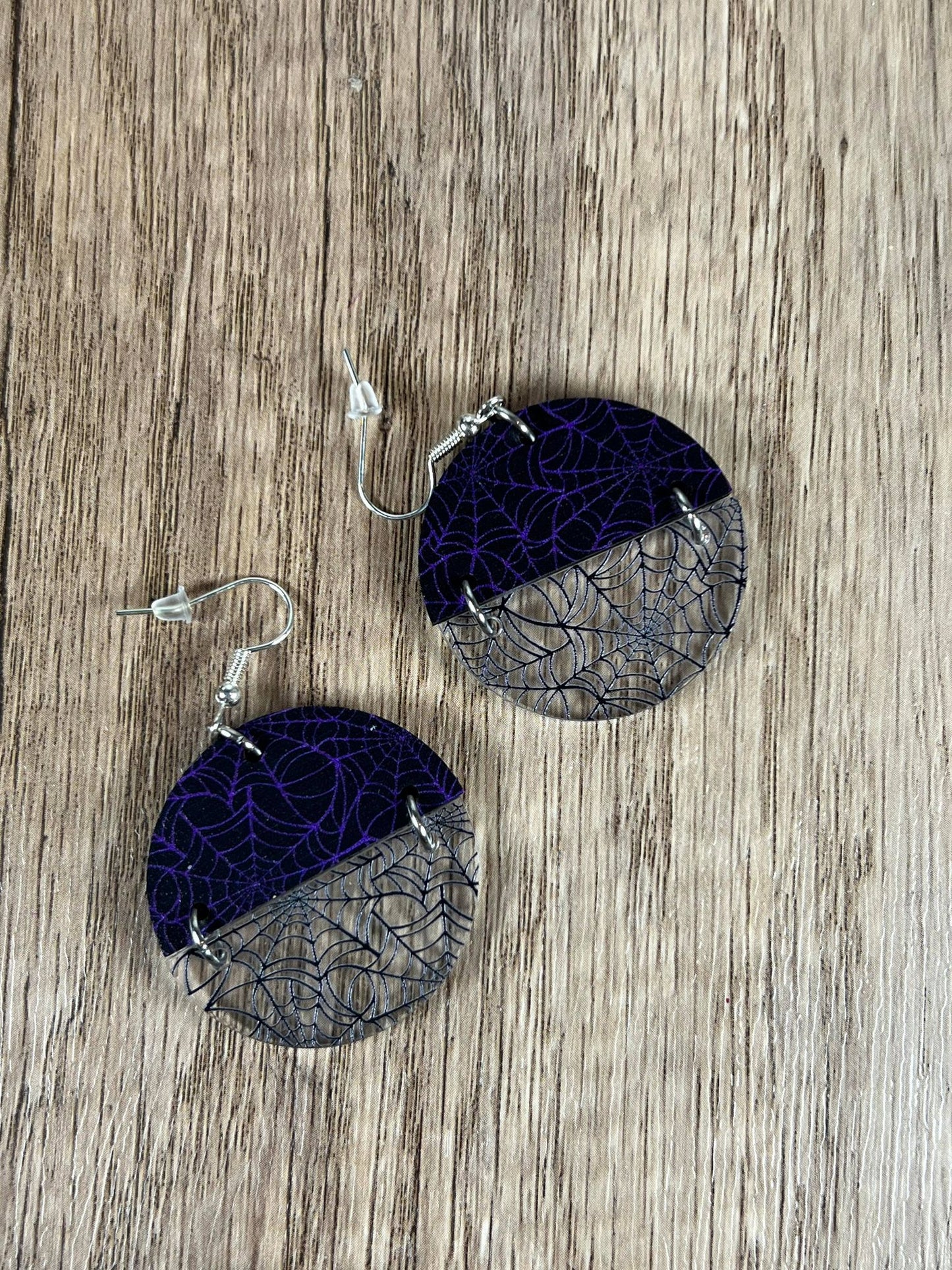 Spider Web Earrings