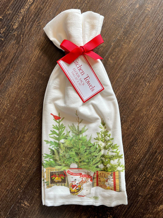 Tree Farm Tea Towel Set