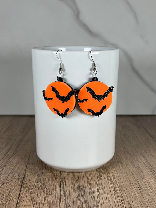 Flying Bats Earrings
