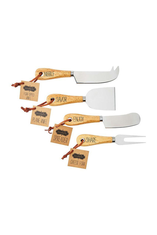 Engraved Cheeseboard Utensils - Mud Pie