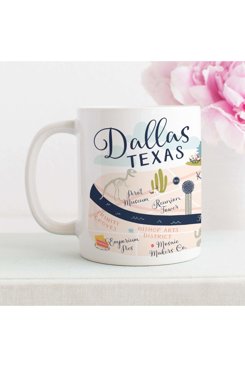 Dallas Map Mug