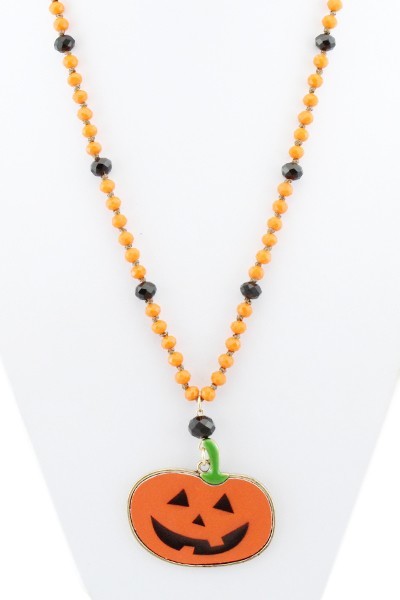 Halloween Pumpkin Necklace
