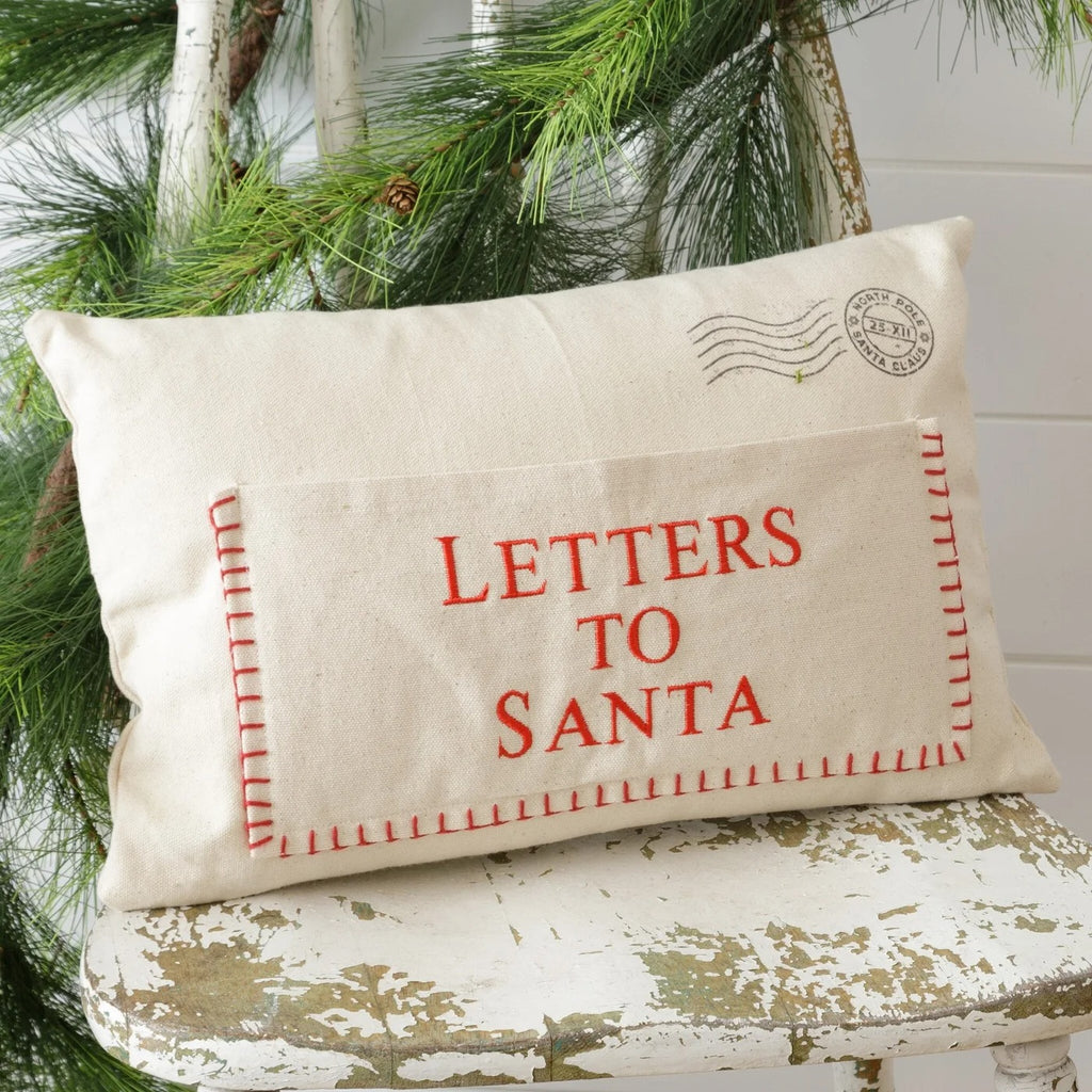 Pocket Pillow - Letters To Santa