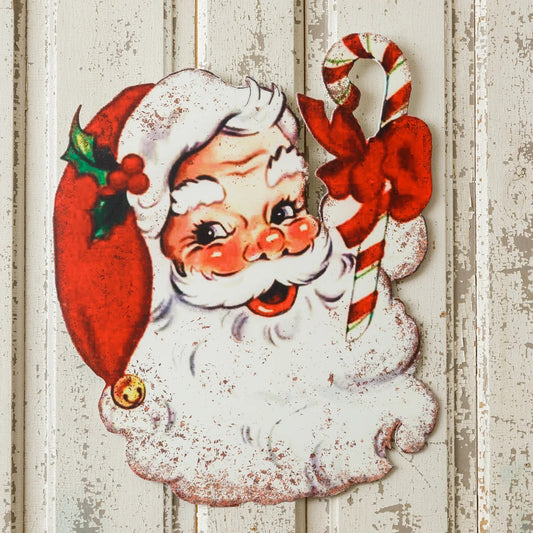 Sign - Vintage Santa