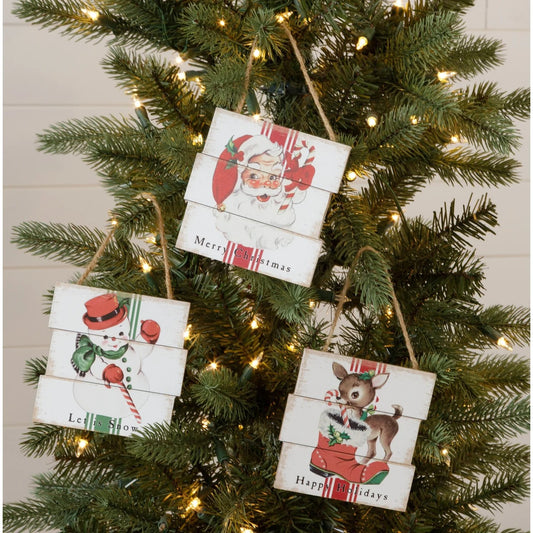 Vintage Christmas Icon Ornaments