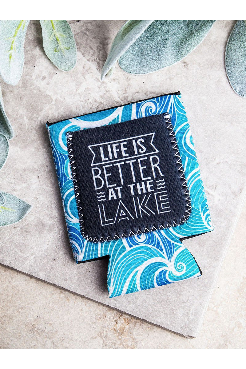 Life is Better at the Lake Can Cooler