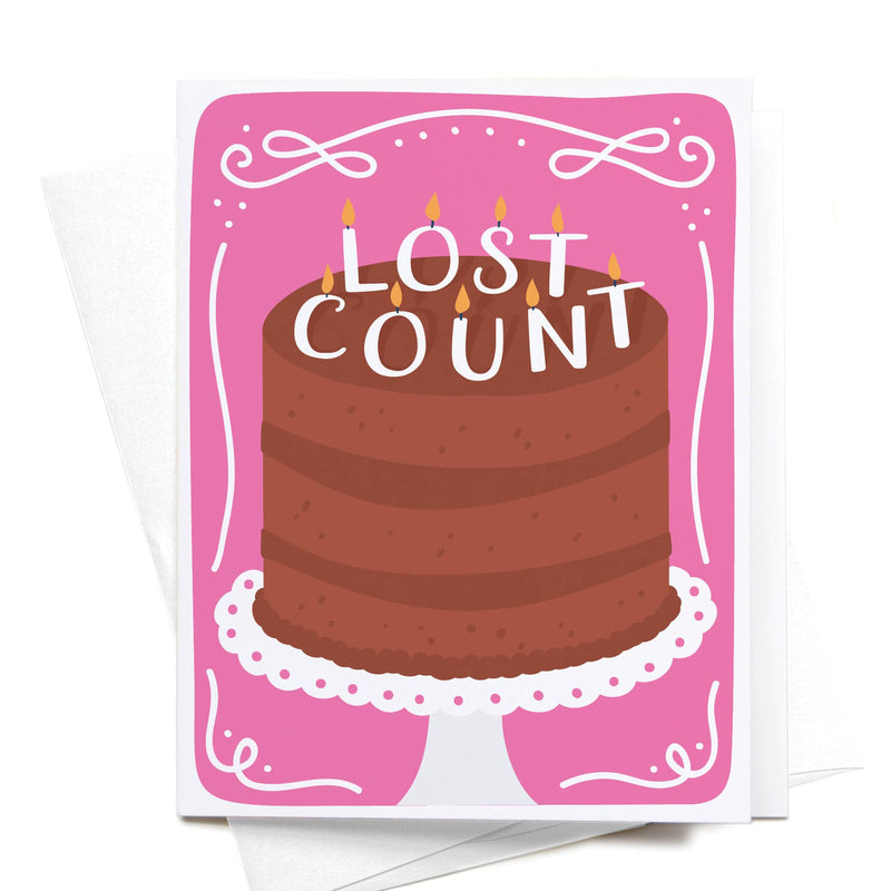Lost Count Birthday Candles Greeting Card