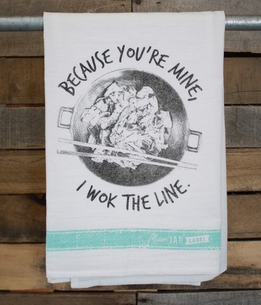 Wok the Line Tea Towel