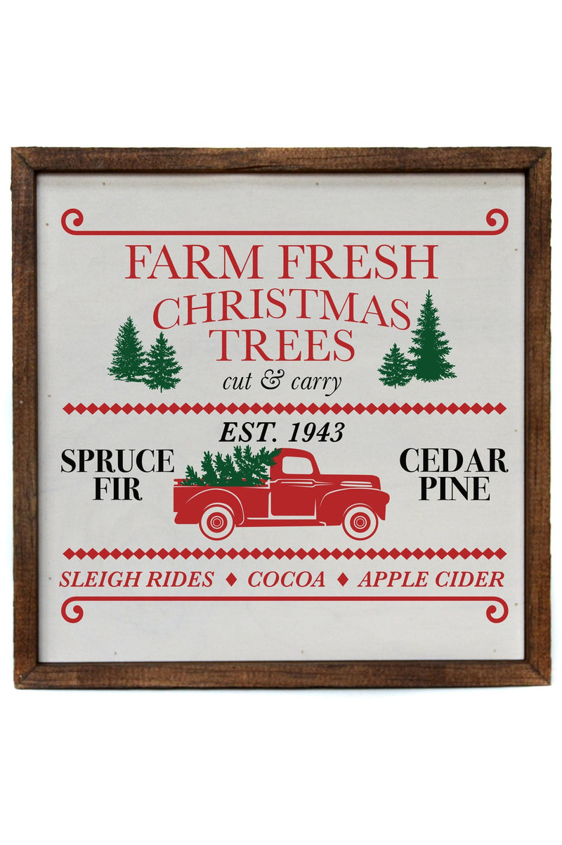 10x10 Christmas Truck Wall Decor