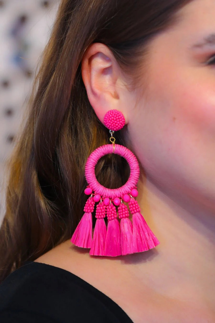 On Repeat Raffia Earrings