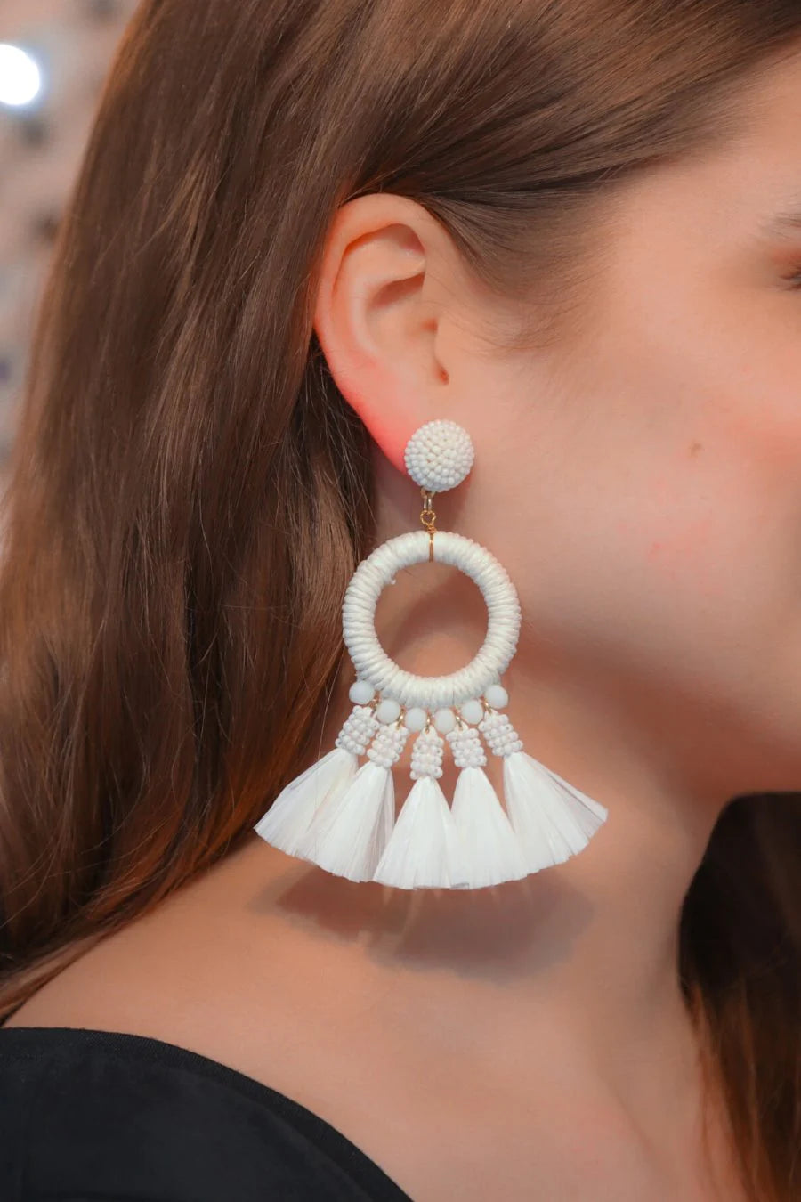 On Repeat Raffia Earrings