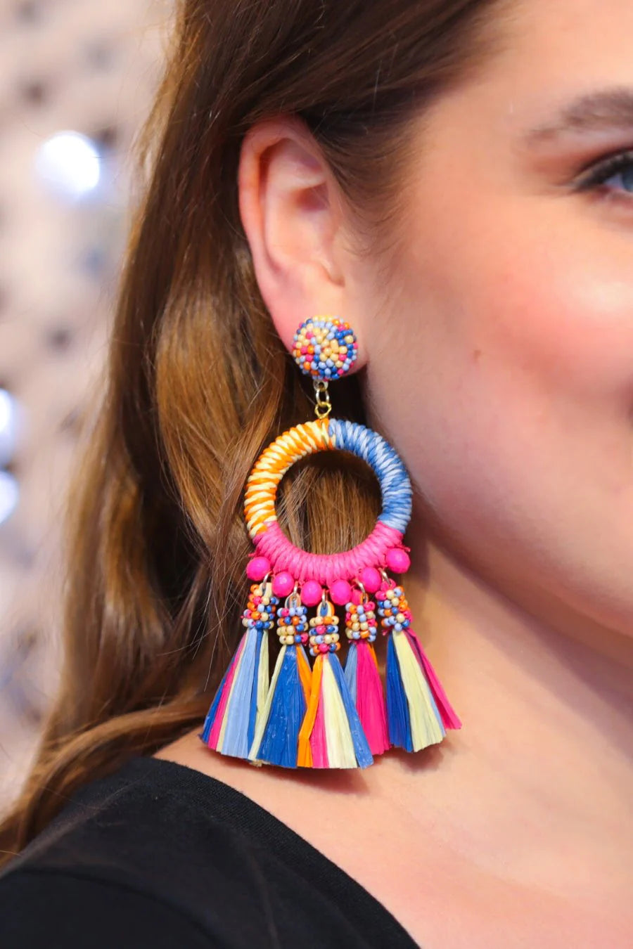 On Repeat Raffia Earrings