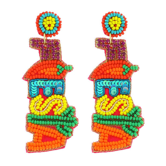 Fiesta Beaded Earrings
