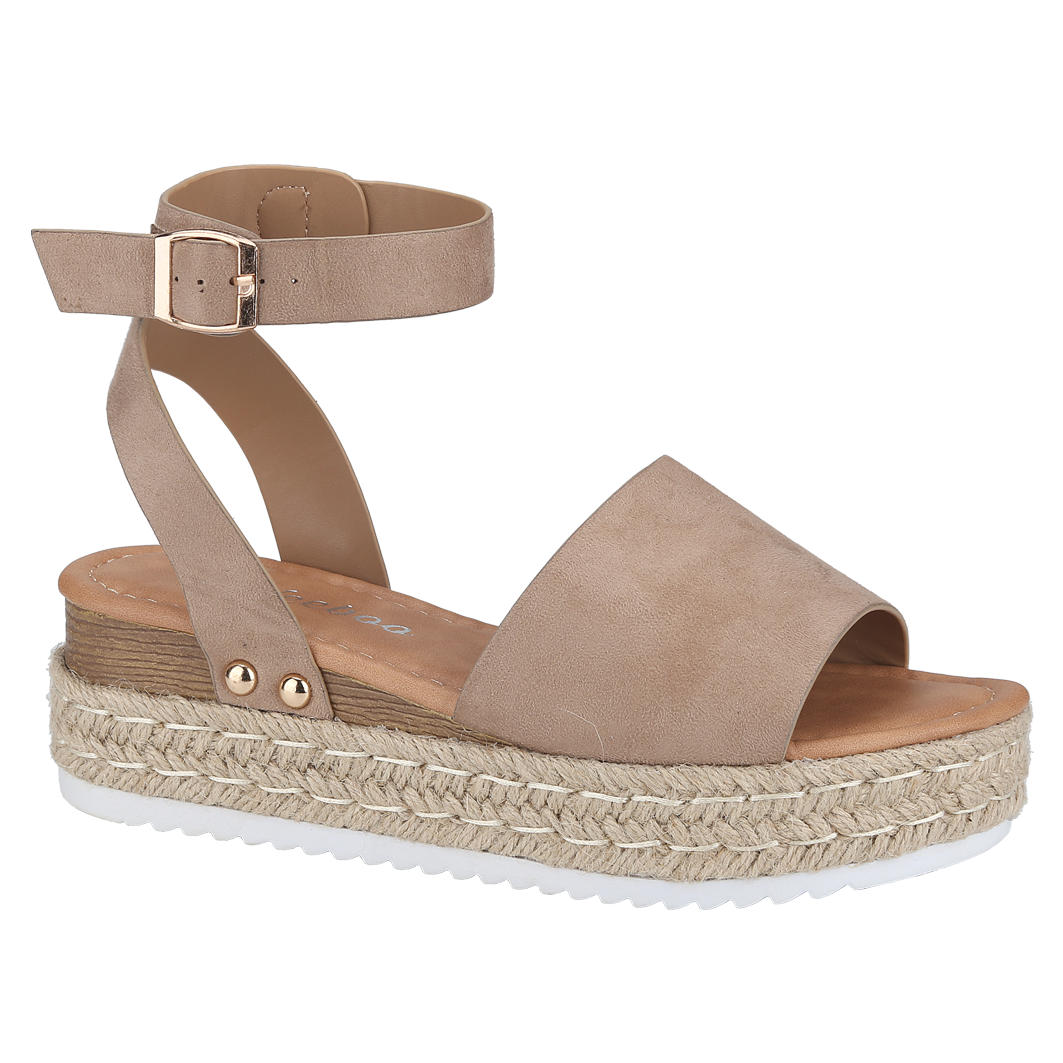 Taupe Wedge sandal