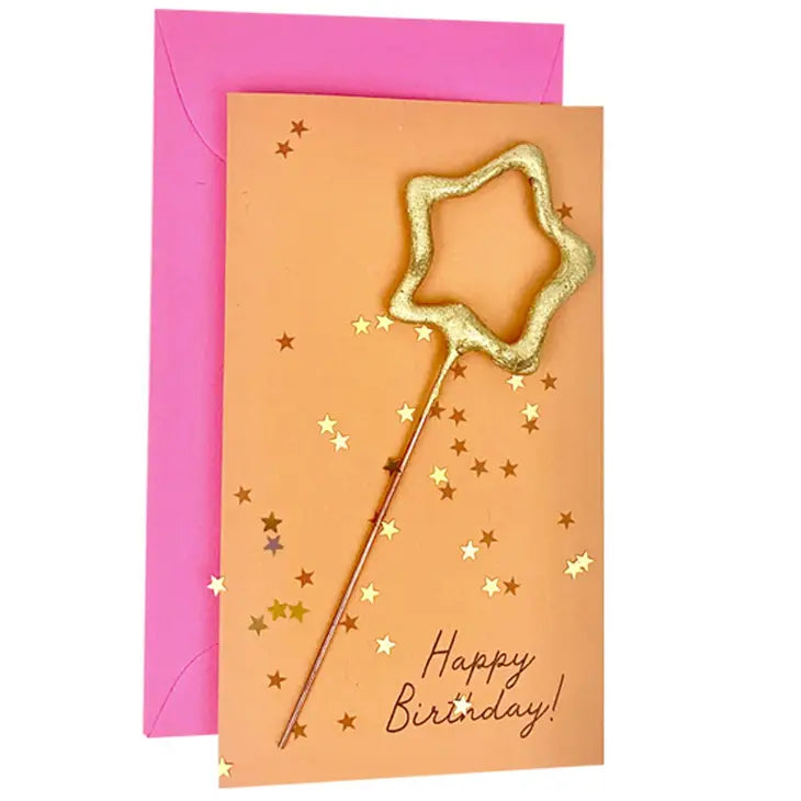 Confetti Sparkler Cards Happy Birthday!