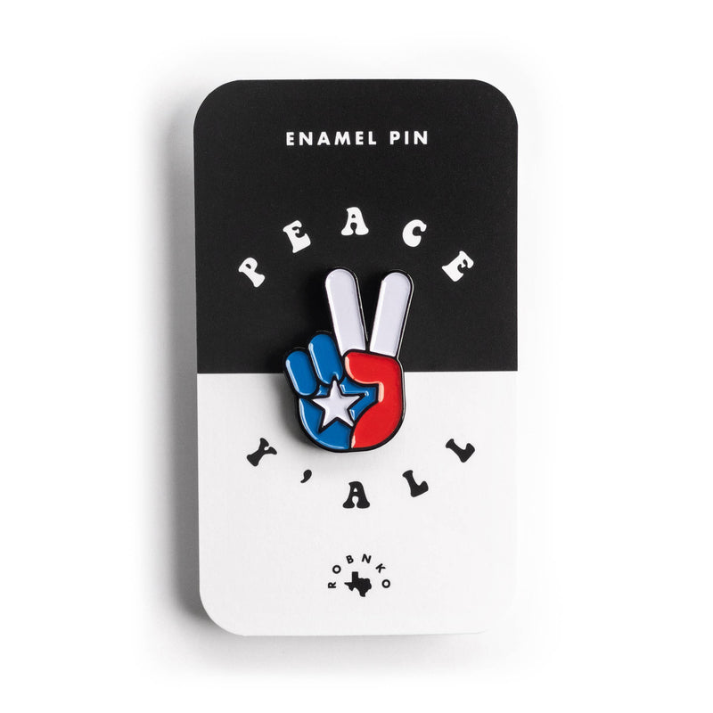 Texas Peace Pin - Classic