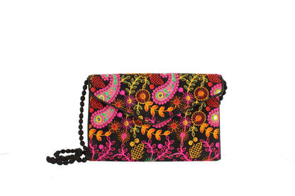 Embroidered Clutch