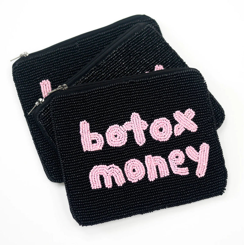 Botox Money Seed Bead Bags