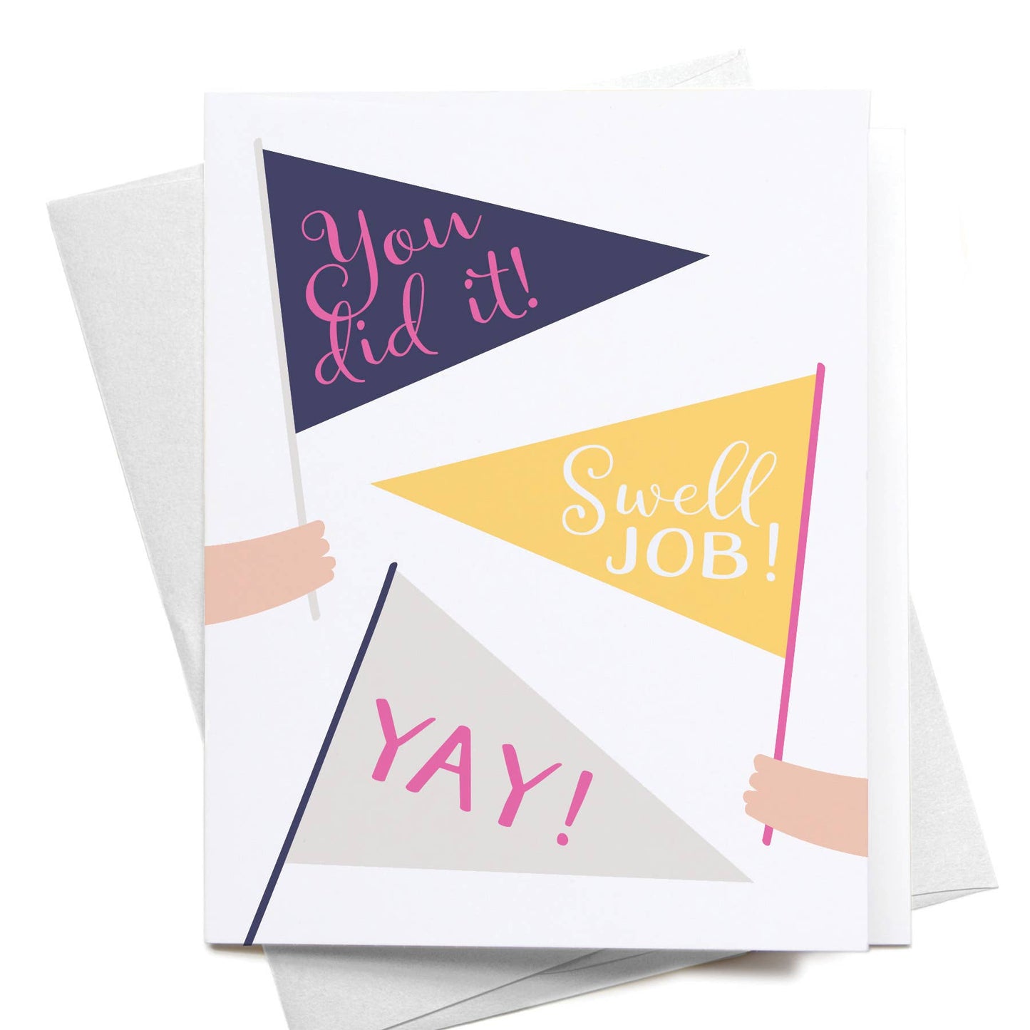 You Did It! Pennant Flags Greeting Card