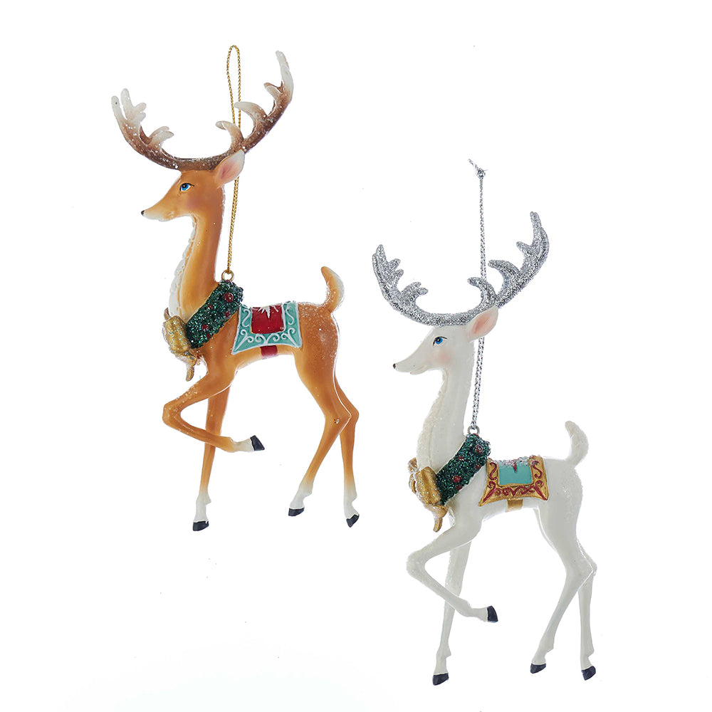 Vintage Deer Ornaments