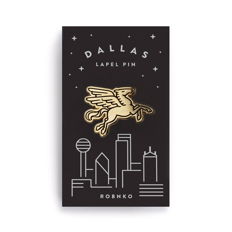 Dallas Pegasus Pin - Gold