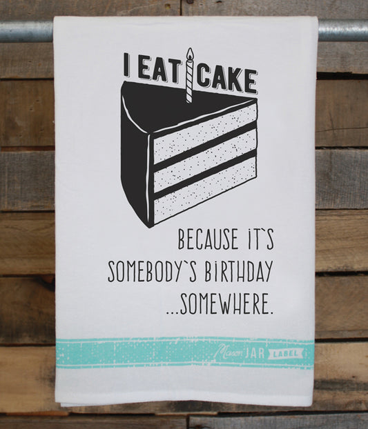 Birthday Cake Tea Towel