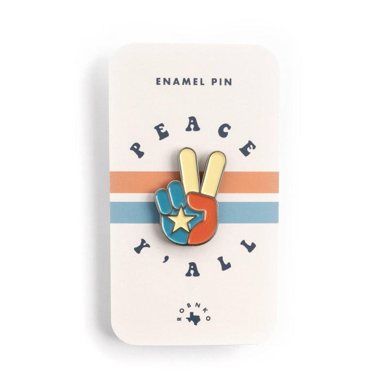 Texas Peace Pin - Vintage