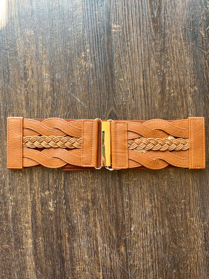 Braided Stretch Belts Plus Size