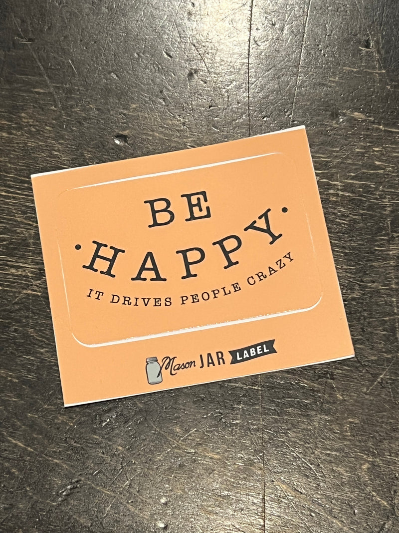Be Happy, Sticker
