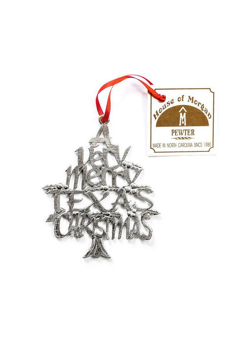 Handmade Texas TX Home State Christmas Ornament