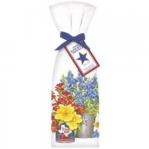 Texas Flower Bucket Towel Set