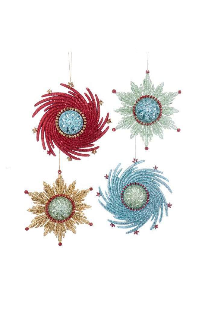 Atomic Snowflake Ornaments